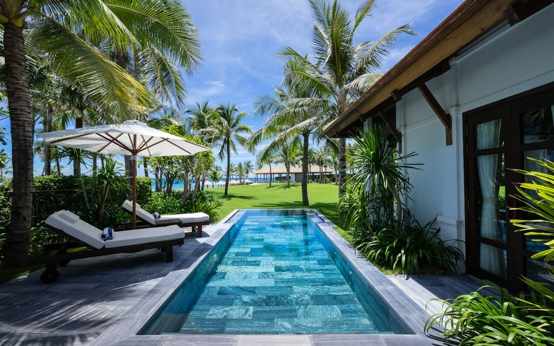 Tropical villa with a private pool